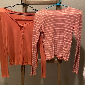 American Eagle Long Sleeve Tops